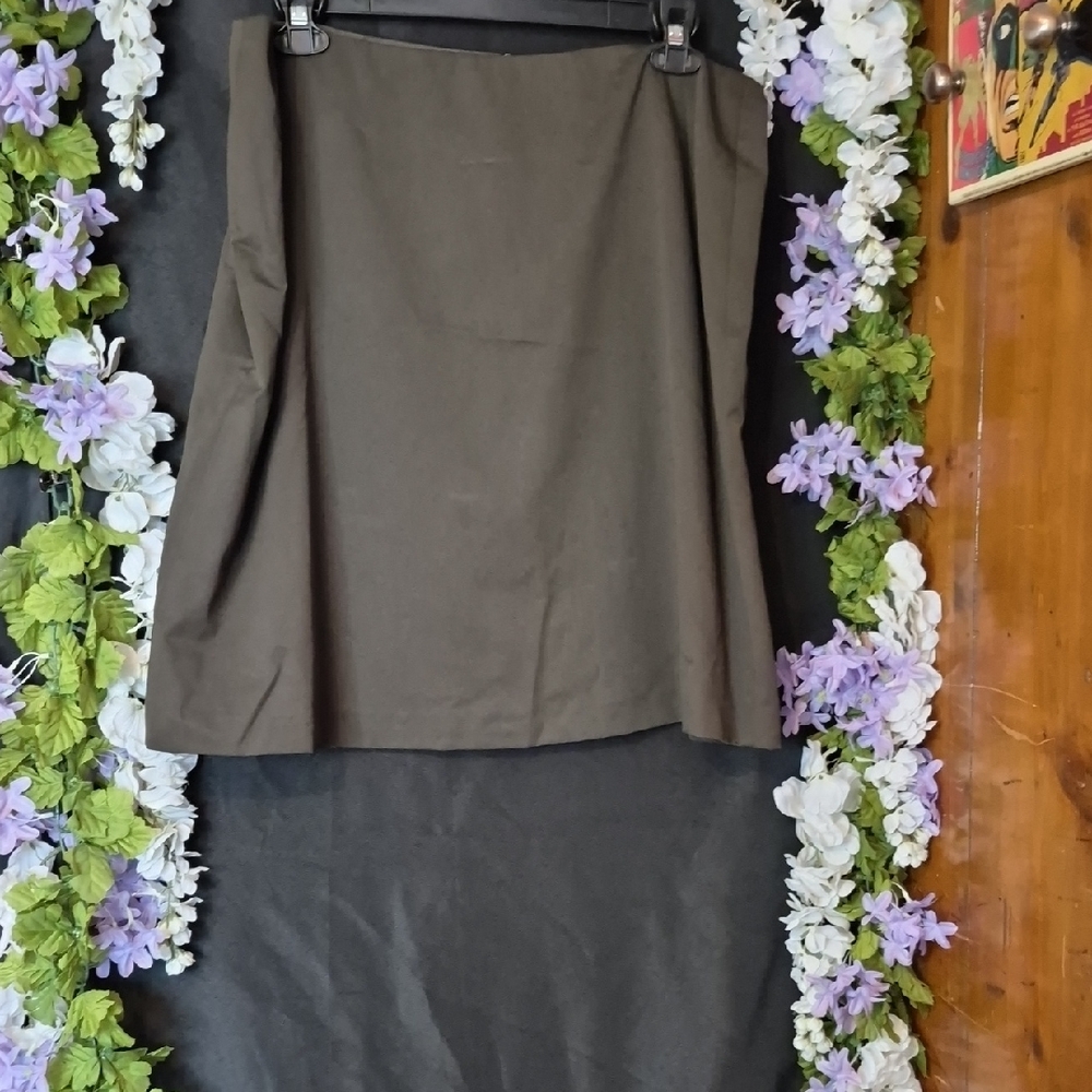 Alex Marie Olive A-Line Skirt